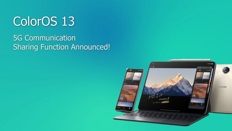ColorOS 13 5G Communication Sharing Function Announced!
