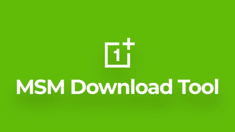 How to use MSM Download Tool for OnePlus Devices