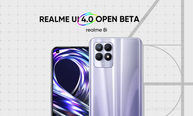 realme 8i gets new update: realme UI 4.0 based on Android 13 Open Beta