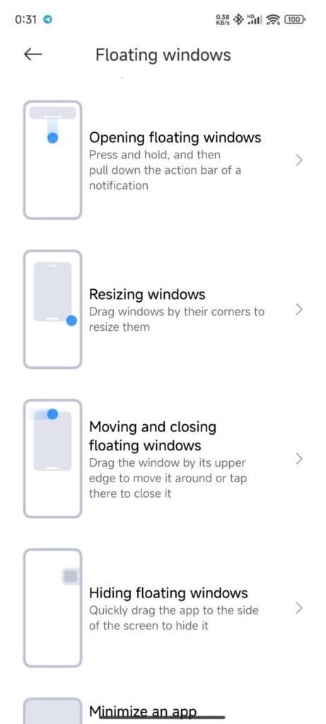 HyperOS floating windows tutorial