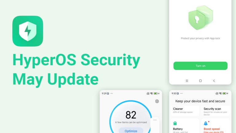 Xiaomi HyperOS Game Turbo and Security apps got May 2024 update