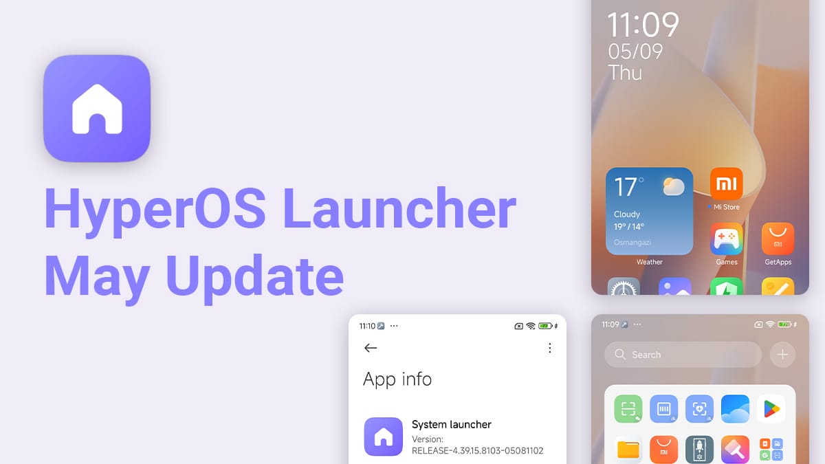 Xiaomi HyperOS Launcher receives May 2024 update