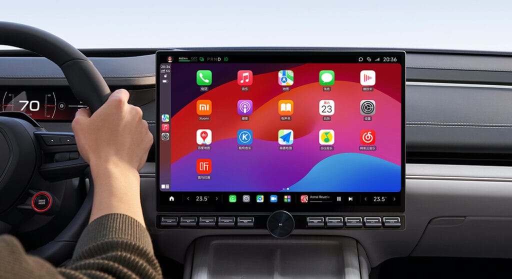 Xiaomi SU7 now supports Apple CarPlay