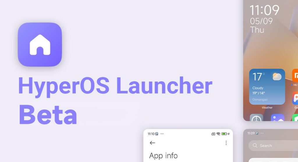 HyperOS Launcher Beta program started today