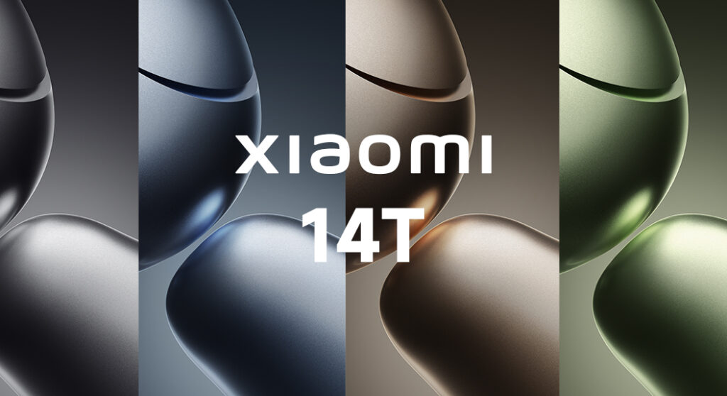 Get four new Xiaomi 14T wallpapers