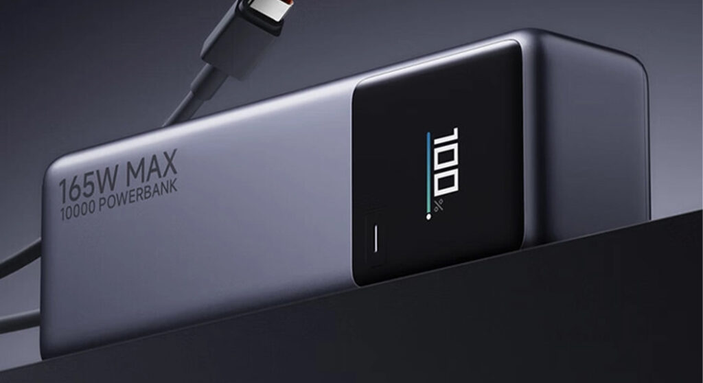 Xiaomi Power Bank 10000mAh 165W opens for pre-sale