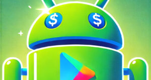 Android with money