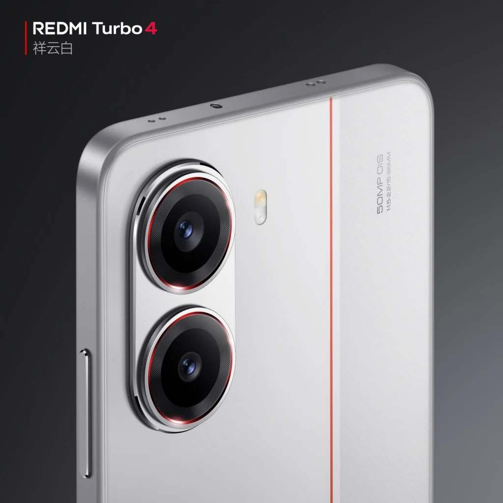 REDMI TURBO 4 LUCKY CLOUD WHITE COLOR 1