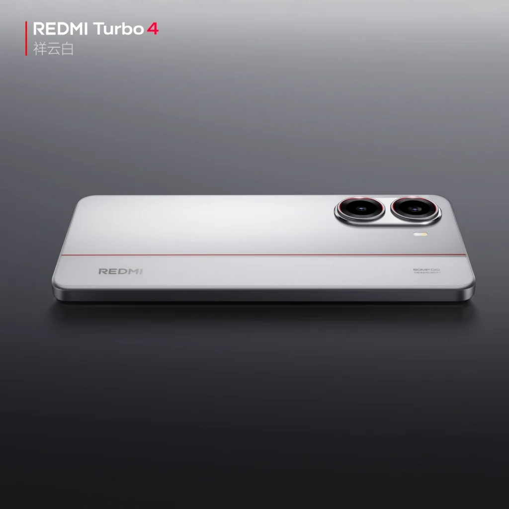 REDMI TURBO 4 LUCKY CLOUD WHITE COLOR 3