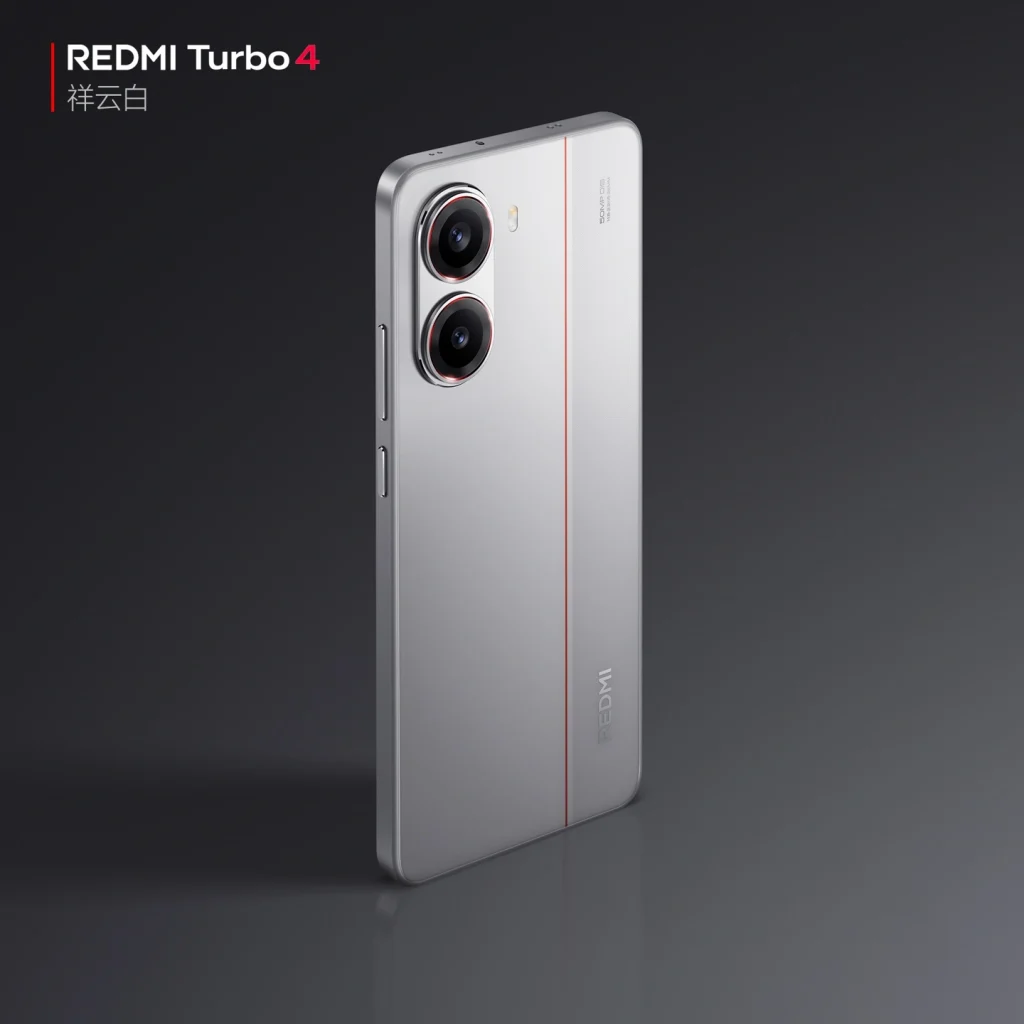 REDMI TURBO 4 LUCKY CLOUD WHITE COLOR 4