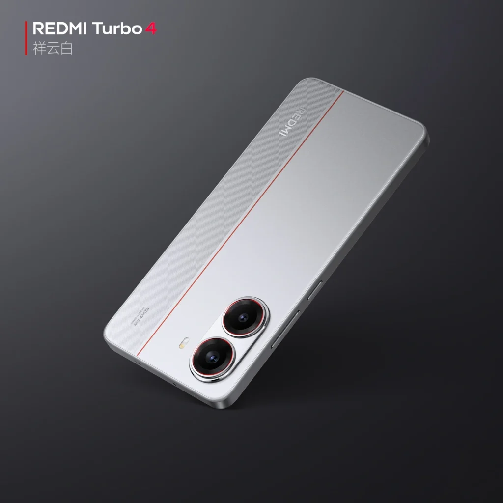 REDMI TURBO 4 LUCKY CLOUD WHITE COLOR 5