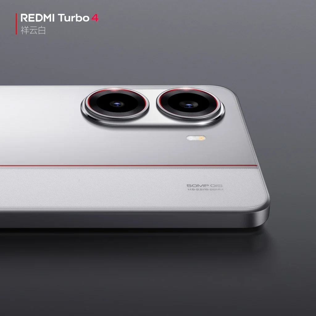 REDMI TURBO 4 LUCKY CLOUD WHITE COLOR 6