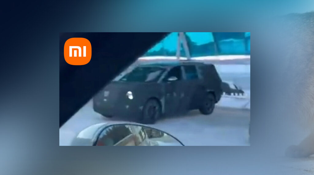 Xiaomi is working on a 3rd Range Rover style car spy photos leaked