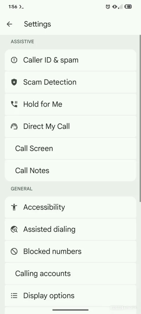 Google Phone app 1