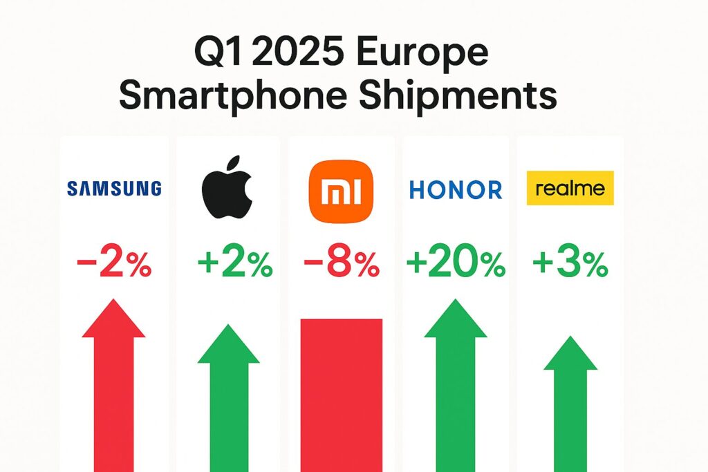 2025 q1 smartphone shiptmens