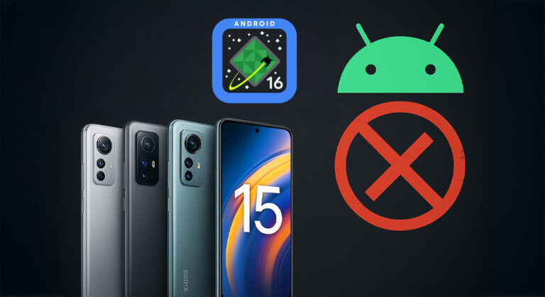 31 Xiaomi-Handys erhalten kein Android 16-Update