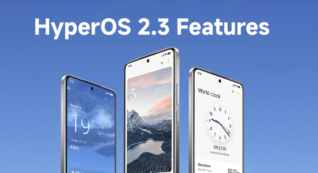 HyperOS 2.3 features