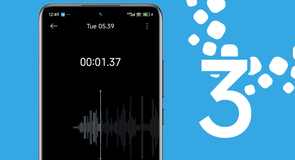 Sound recorder hyperos 3