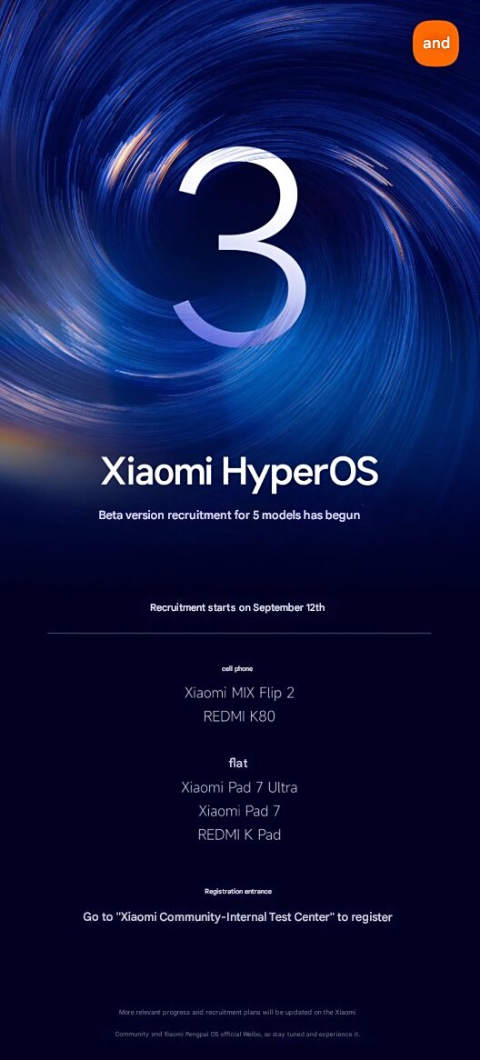 Imagem traduzida do HyperOS 3 em um dispositivo Xiaomi, mostrando a interface de usuário.