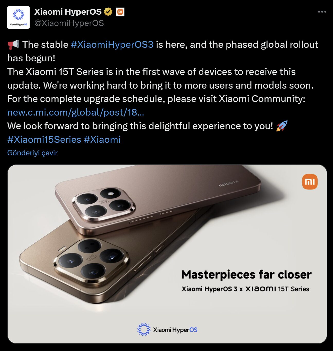 Xiaomi kündigt den ersten globalen Rollout von HyperOS 3 an 2 Ekran goruntusu 2025 10 25 163944