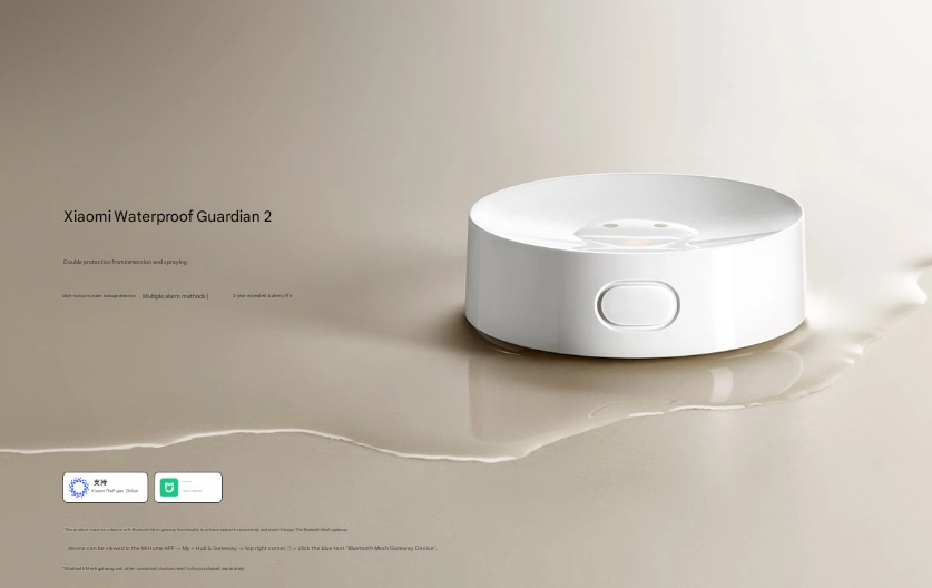 Xiaomi Water Leak Detector 2 is officially released 3 Mijia Water Leak Detector 1