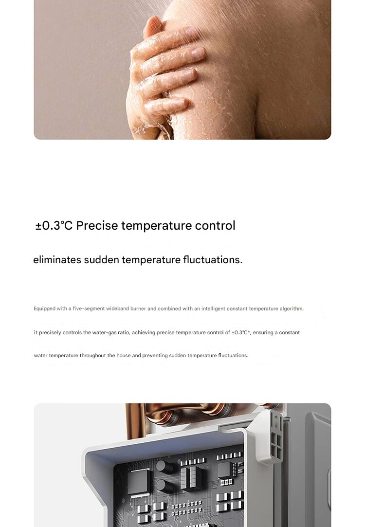 Xiaomi lança o aquecedor de água a gás inteligente Mijia 2 2 Xiaomi Smart Gas Water Heater 2