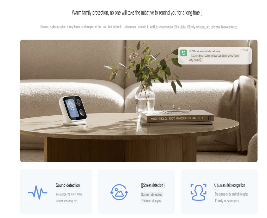 Brauchen wir das neue Xiaomi Smart Camera Video Calling Device? 7 Xiaomi Video Call Device 7