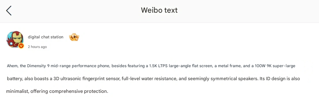 REDMI Turbo 5 Pro rumored with Dimensity 9, 9000mAh battery, and 100W charging 2 translated image en 10