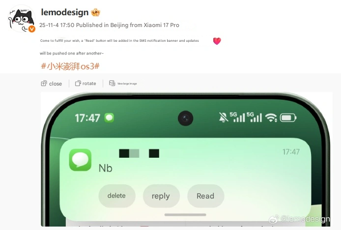 Tú lo pediste, Xiaomi lo cumplió: HyperOS 3 recupera la función eliminada 2 translated image en 9
