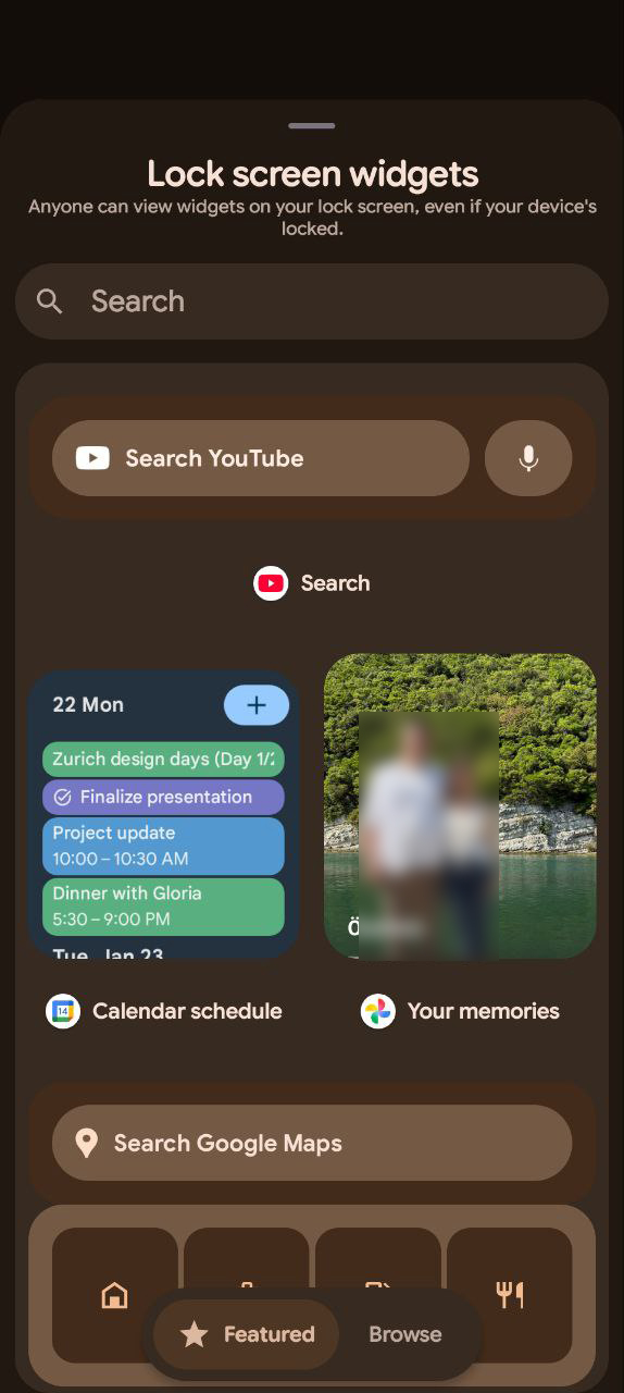 O HyperOS 4 terá widgets de tela de bloqueio após a atualização do Android 16 QPR2? 5 Android 16 QPR2 Lock Screen Widgets 1