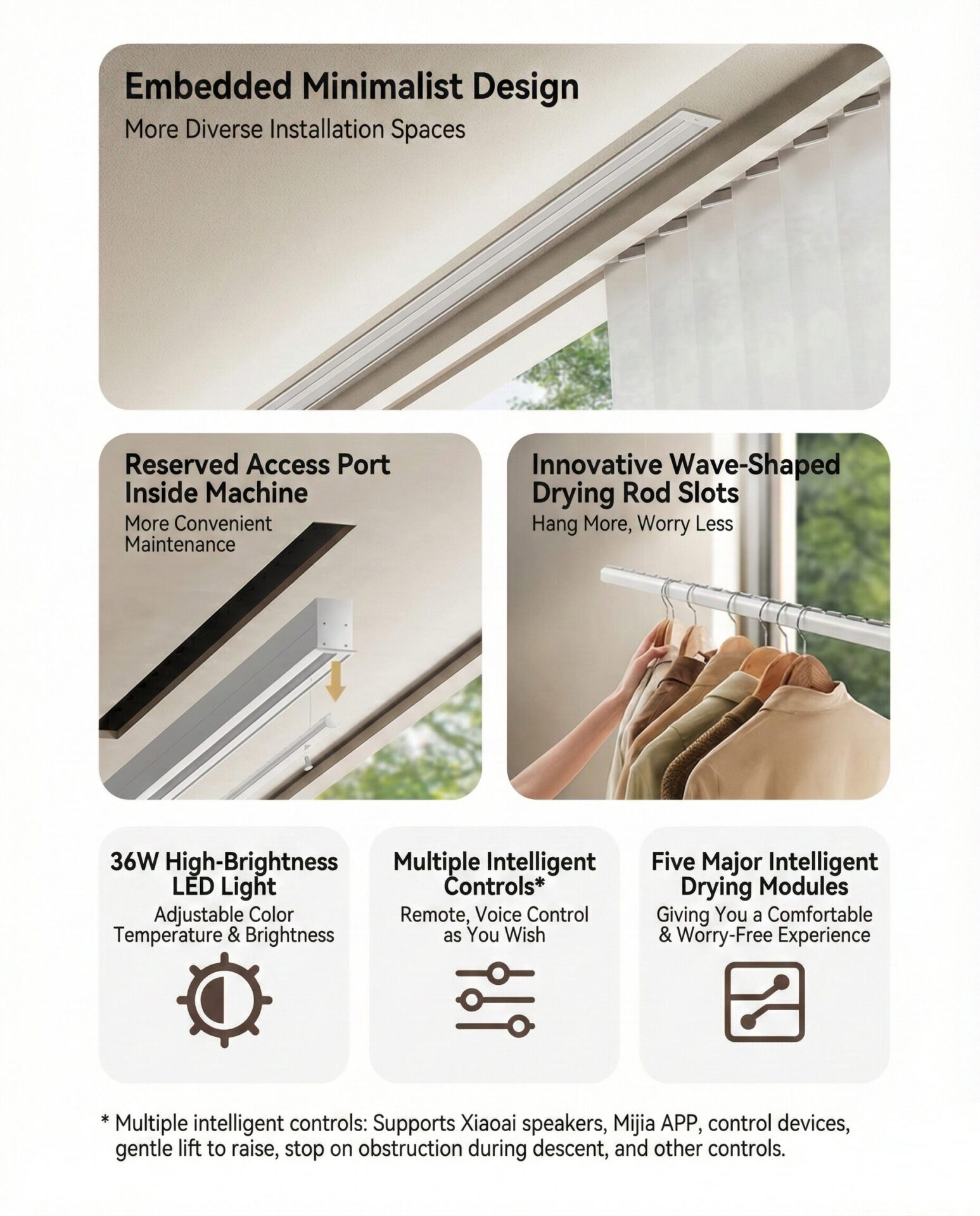 Xiaomi Mijia kündigt intelligente unsichtbare Trocknung zurück 3 Mijia Smart Invisible 1