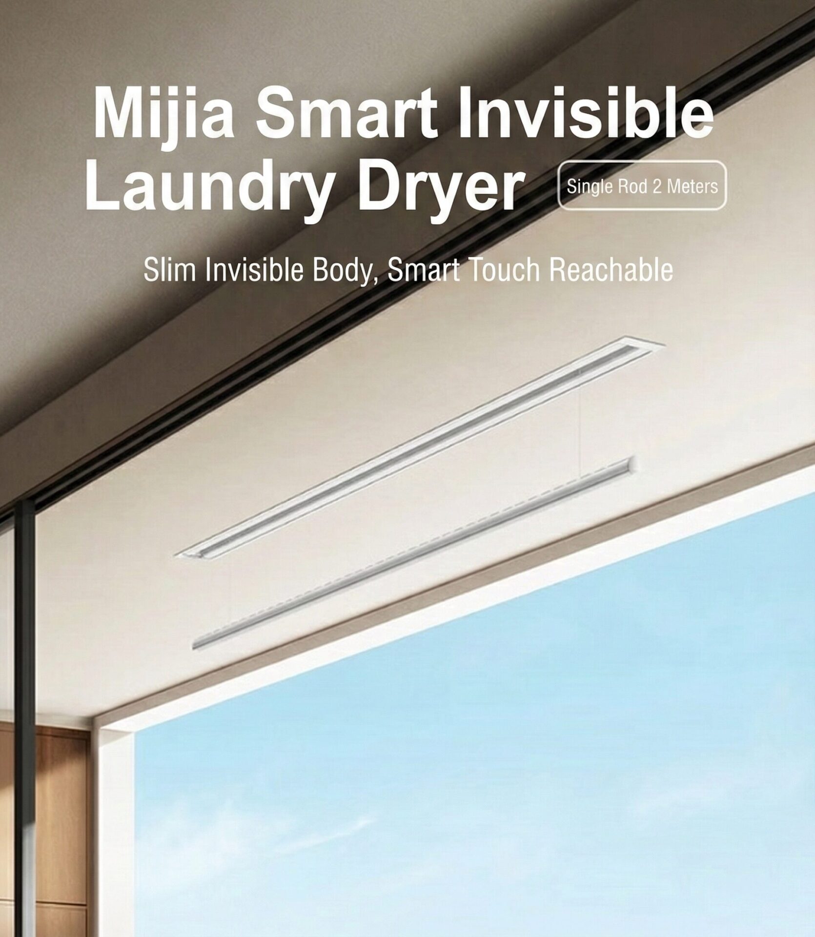 Xiaomi Mijia kündigt intelligente unsichtbare Trocknung zurück 2 Mijia Smart Invisible 2