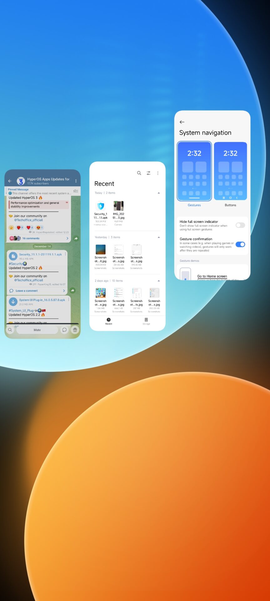 Ich kehrte zu den Navigationstasten auf HyperOS zurück und fand etwas Unerwartetes 5 Navigation bar gestures 3