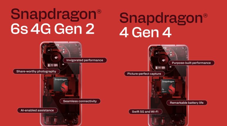 Lanzamiento del Snapdragon 4 Gen 4 y del 6s 4G Gen 2