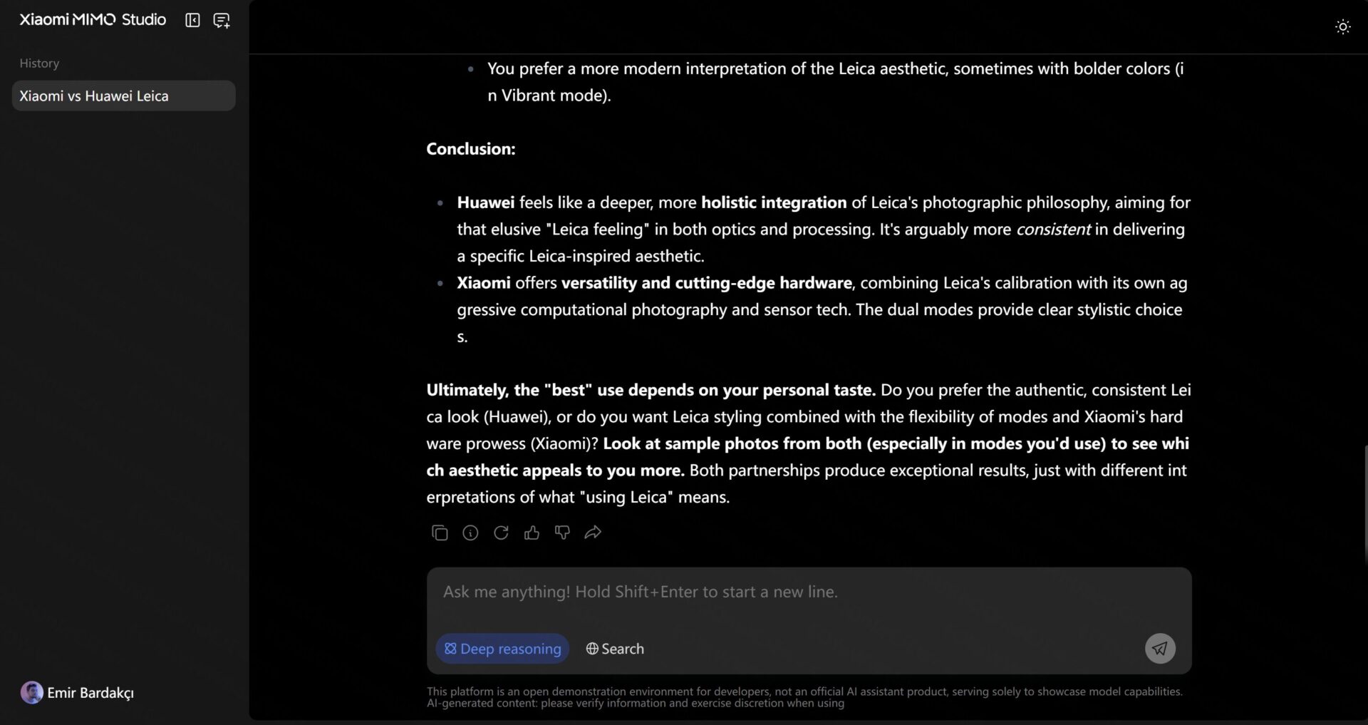 Xiaomis ChatGPT-ähnliche KI-Plattform ist jetzt für alle zum Testen verfügbar 3 Xiaomi Chat MiMo 3