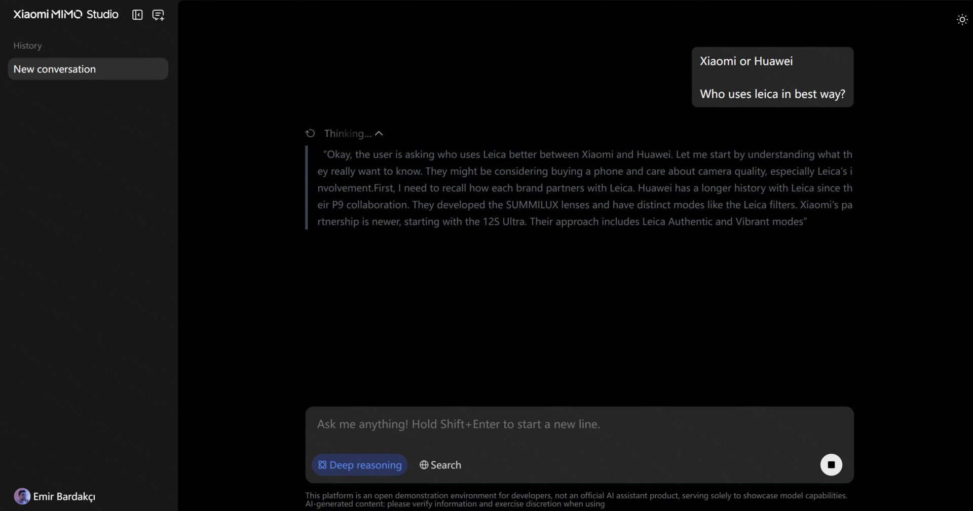 Xiaomis ChatGPT-ähnliche KI-Plattform ist jetzt für alle zum Testen verfügbar 4 Xiaomi Chat MiMo 4