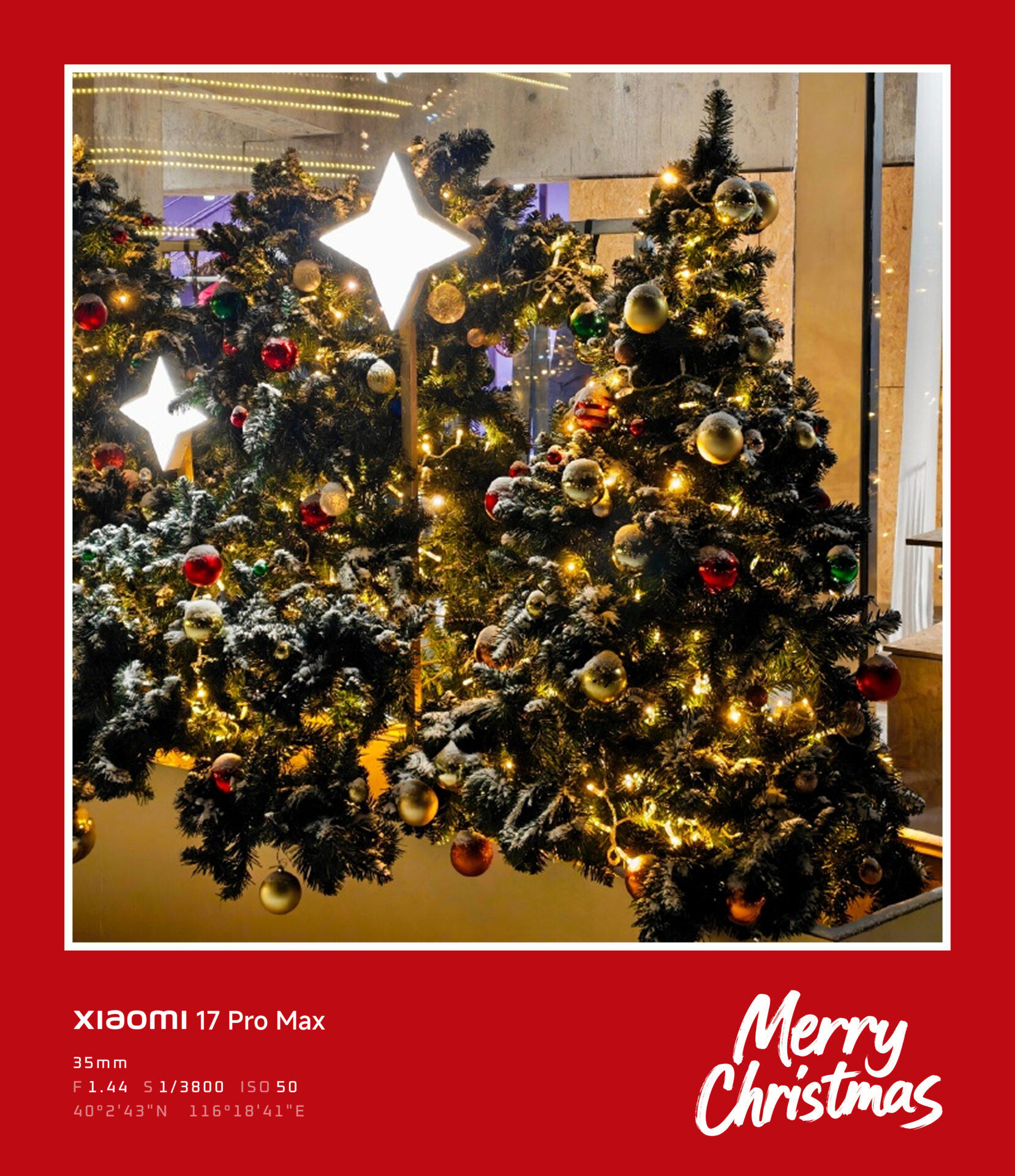 HyperOS 3 recibe marcas de agua navideñas para la cámara con 3 diseños y 9 estilos 3 Xiaomi new year watermark 2