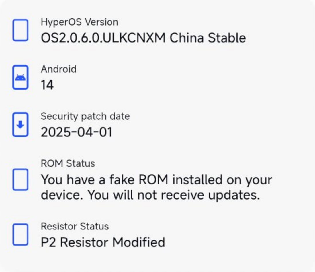 Aktualisiere nicht auf HyperOS 3, bevor du diese Einstellungen überprüft hast 2 Fake ROM detection