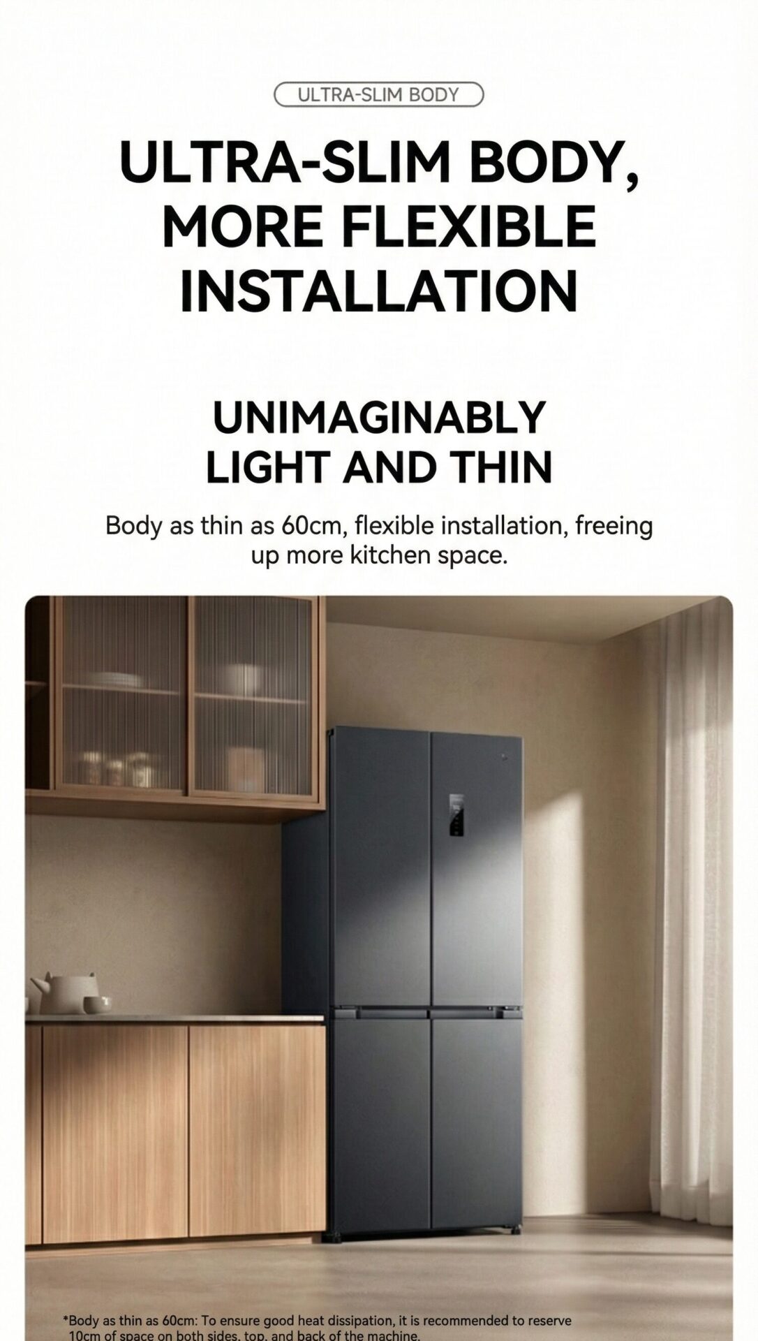 A geladeira ultrafina Mijia 430L da Xiaomi foi lançada por apenas US$ 235 2 Mijia 430L Refrigerator 2