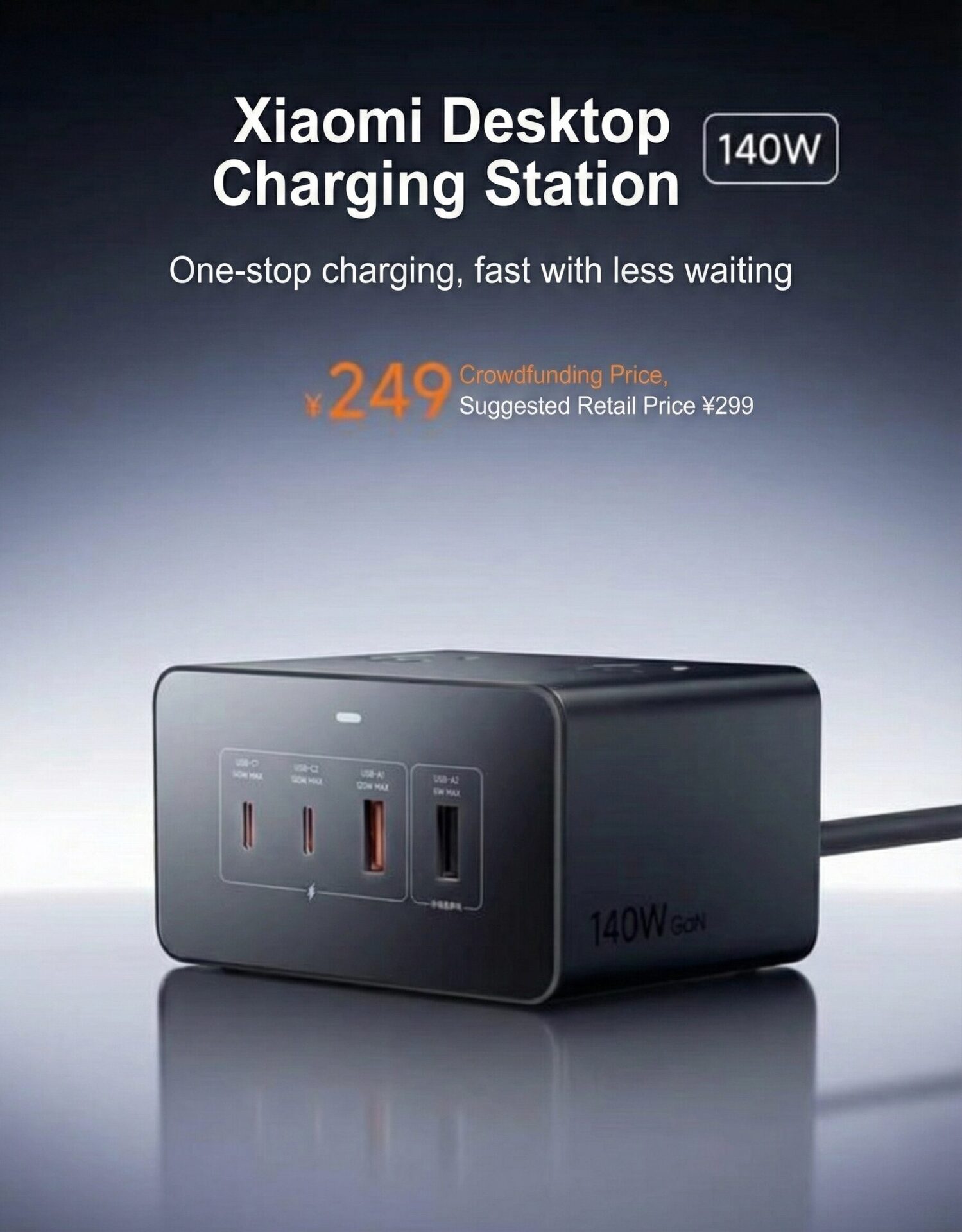 Xiaomi kündigt 140W Desktop-Ladestation mit 8-in-1-Design an 2 Xiaomi 140W charging dock 2