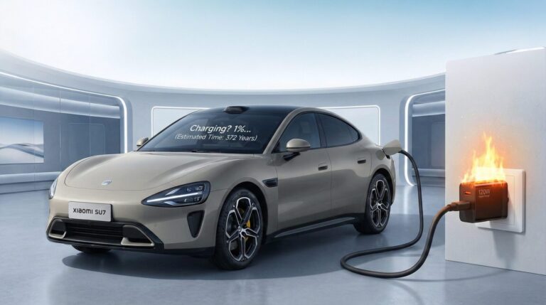 Ist es möglich, das Xiaomi SU7 mit einem Handy-Ladegerät aufzuladen?