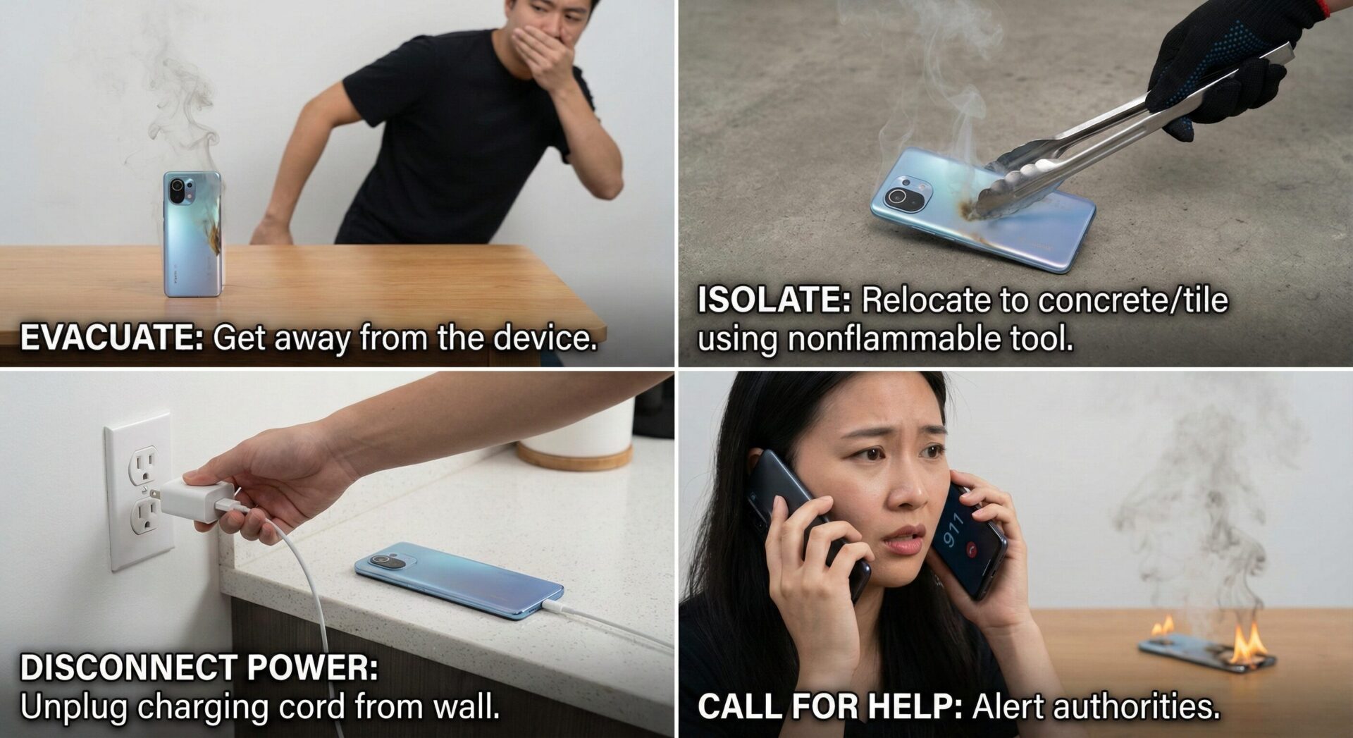 Fuga térmica da bateria da Xiaomi: O protocolo de 60 segundos que salva vidas 3 battery guide