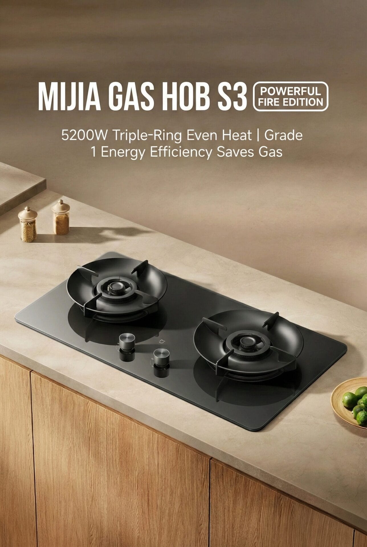 Xiaomi’s new 5200W Mijia Gas Stove features level 1 efficiency 2 Mijia Gas Stove 1