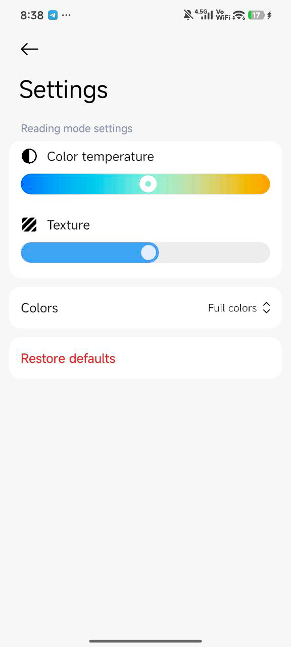 O recurso oculto mais interessante da Xiaomi: Transformar a tela em papel 5 Paper Mode
