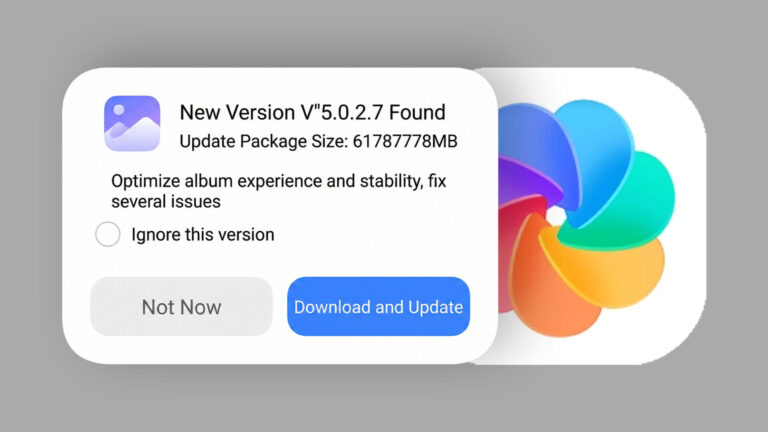 Xiaomi veröffentlicht versehentlich ein 61 TB großes Galerie-App-Update