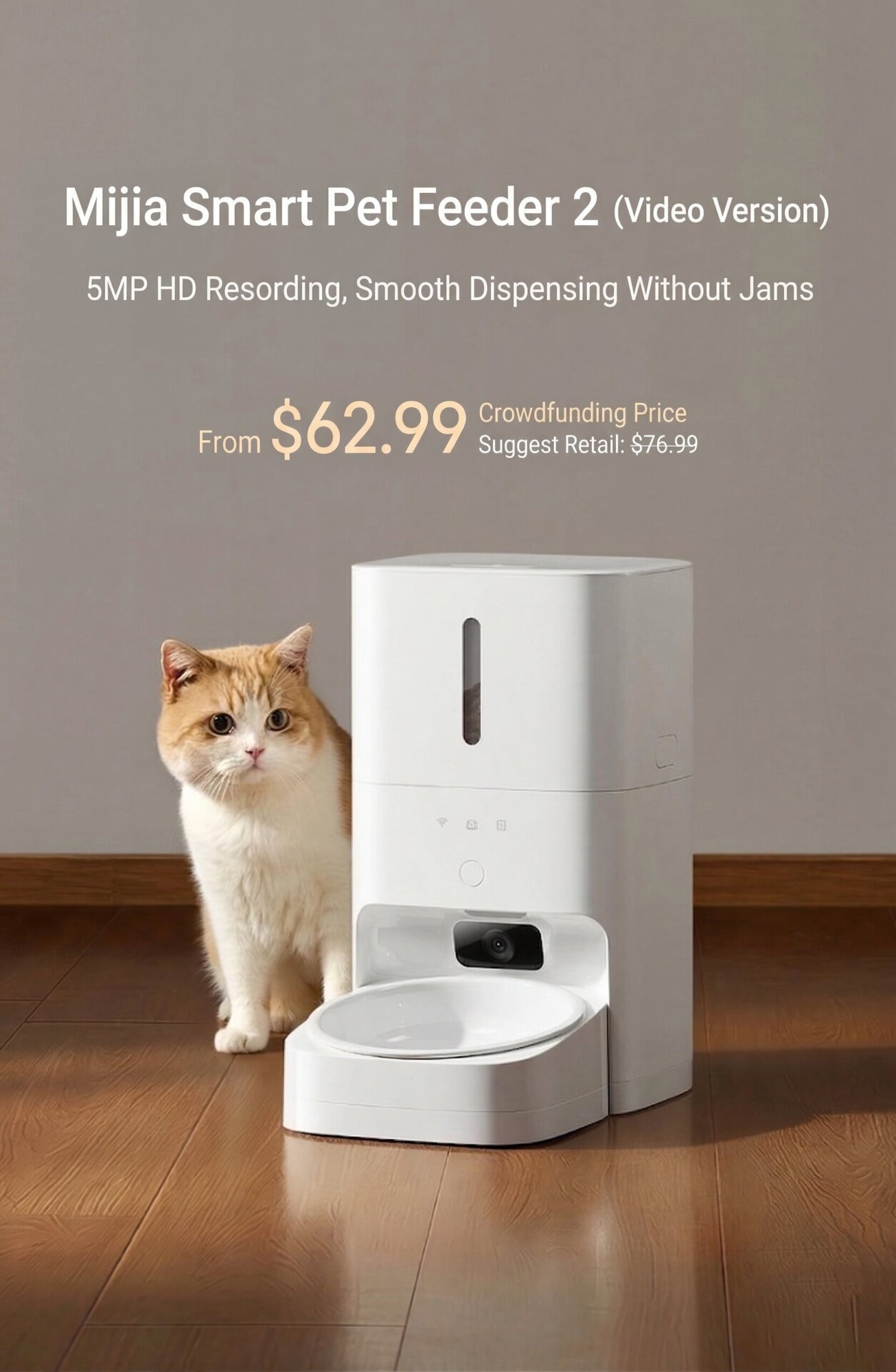 Xiaomi Mijia Smart Pet Feeder 2 Visual Edition Launched with 5MP Camera and AI Tracking 4 Mijia pet feeder 2 visual edition 4