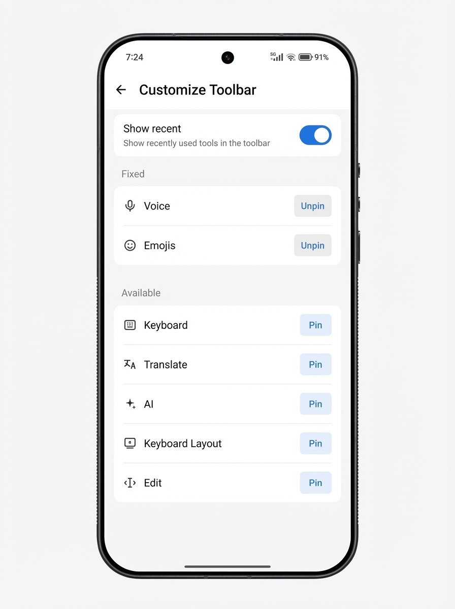 La nueva beta del teclado Xiaomi revela el lenguaje de diseño HyperOS 4 5 New Design Language 4