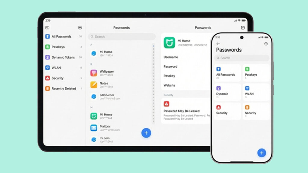 The New HyperOS 3 Password App is Here: Auto-Sync, Vaults, and Risk Warnings 1 Passwords manager