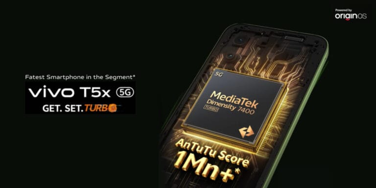 Vivo T5x launched in India with Dimensity 7400 Turbo and massive 7,200mAh battery