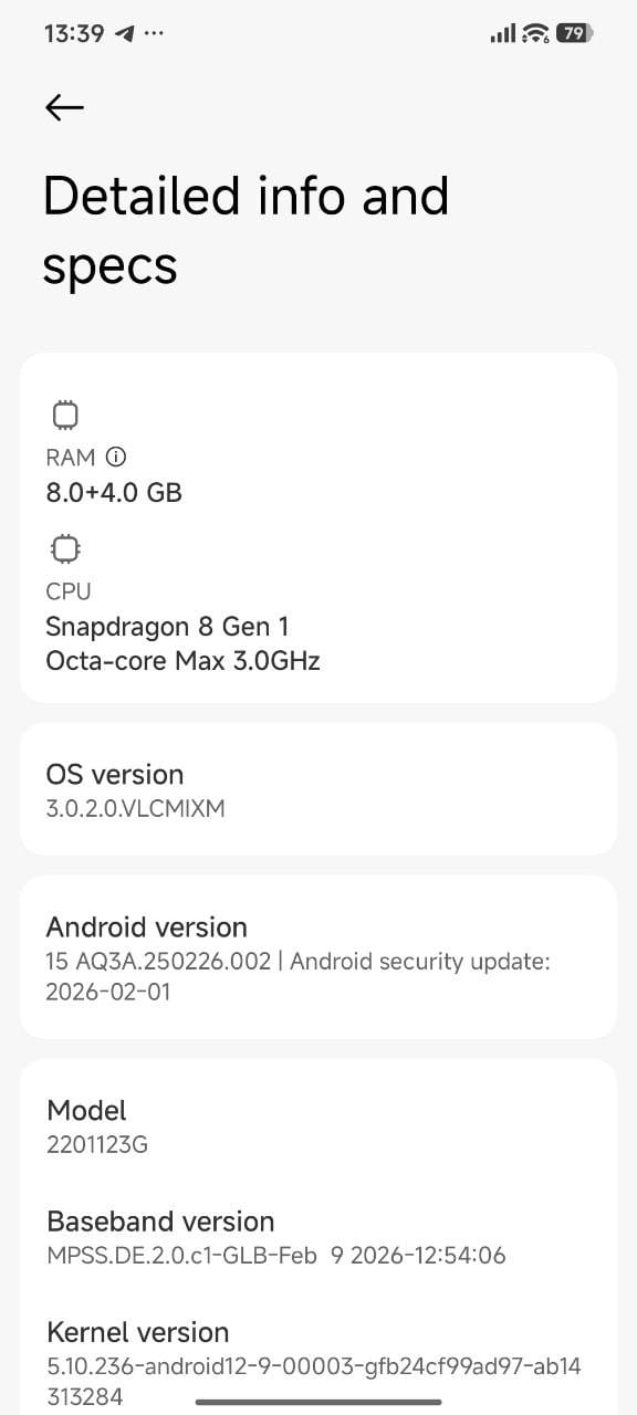 O Xiaomi 12 recebe hoje sua última atualização, a atualização global do HyperOS 3 4 Xiaomi 12 HyperOS 3 3